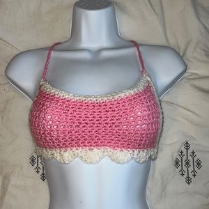 Handmade crochet crop top
